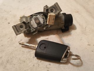 bontott SKODA OCTAVIA III Gyújtáskapcsoló Házzal