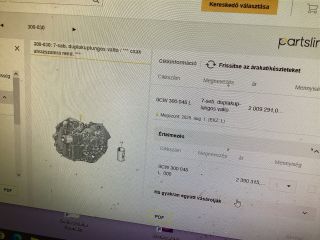 bontott SKODA OCTAVIA III Automata Váltó