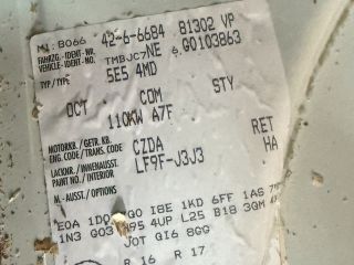 bontott SKODA OCTAVIA III Turbó