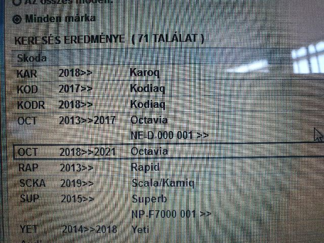 bontott SKODA OCTAVIA III Nagynyomású Szivattyú Bak