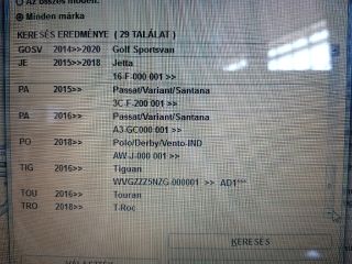 bontott SKODA OCTAVIA III Szívósor