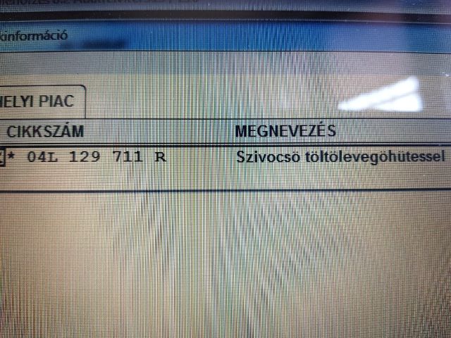 bontott SKODA OCTAVIA III Szívósor