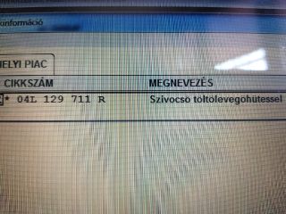 bontott SKODA OCTAVIA III Szívósor