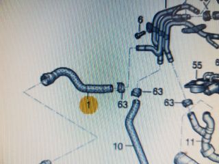 bontott SKODA OCTAVIA III Vízcső
