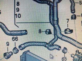 bontott SKODA OCTAVIA III Vízcső