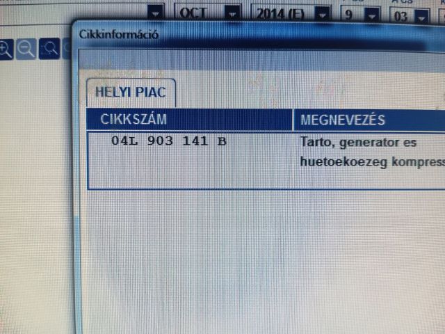 bontott SKODA OCTAVIA III Generátor Tartó Bak