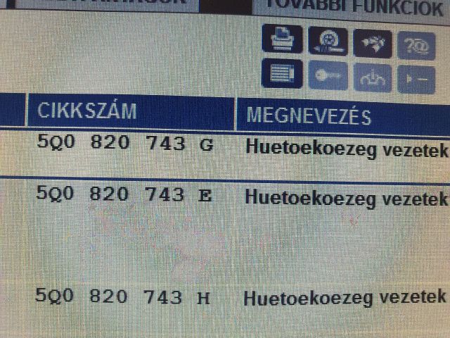 bontott SKODA OCTAVIA III Klíma Cső