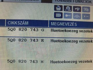 bontott SKODA OCTAVIA III Klíma Cső