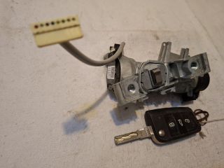 bontott SKODA OCTAVIA III Gyújtáskapcsoló Házzal