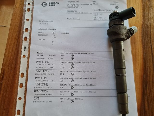 bontott SKODA OCTAVIA III Porlasztó (1 db)