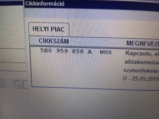 bontott SKODA OCTAVIA III Ablakemelő Kapcsoló Négyes / Kettes