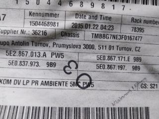 bontott SKODA OCTAVIA III Ajtó Kárpit Szett