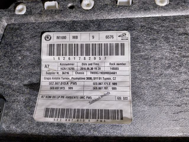 bontott SKODA OCTAVIA III Ajtó Kárpit Szett