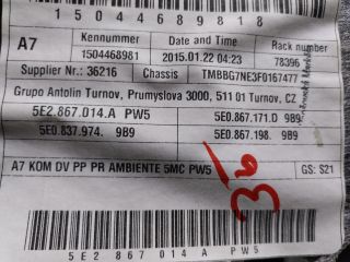 bontott SKODA OCTAVIA III Ajtó Kárpit Szett