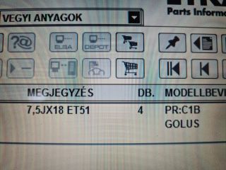 bontott SKODA OCTAVIA III Alufelni Szett Gumival