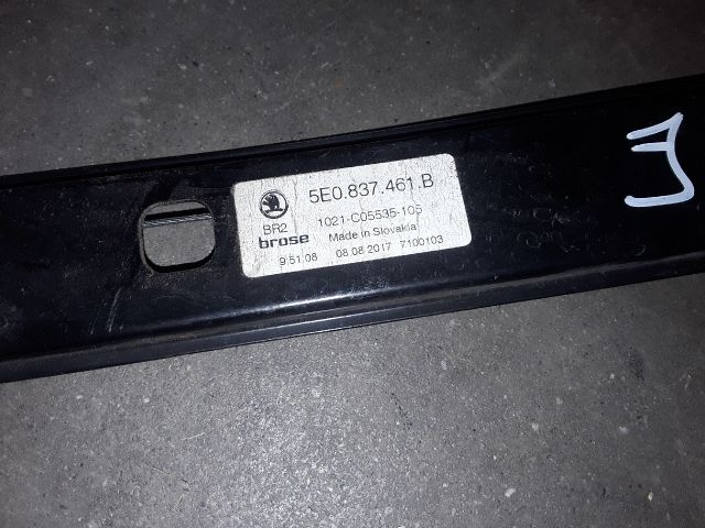 bontott SKODA OCTAVIA III Bal első Ablakemelő Szerkezet (Elektromos)