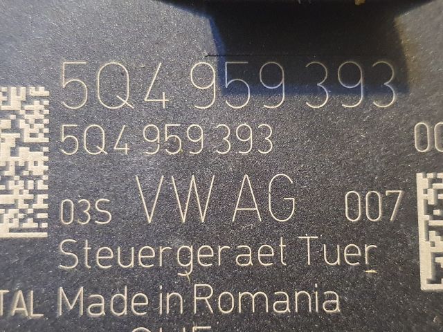 bontott SKODA OCTAVIA III Bal első Ajtó Vezérlőegység