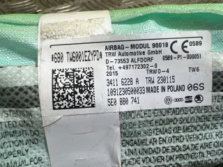 bontott SKODA OCTAVIA III Bal első Függöny Légzsák