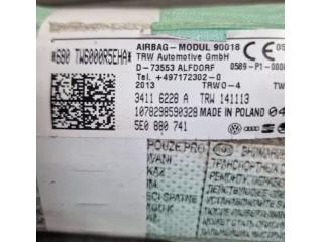 bontott SKODA OCTAVIA III Bal Fejlégzsák