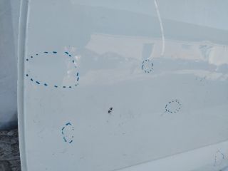 bontott SKODA OCTAVIA III Bal hátsó Ajtó (Üres lemez)