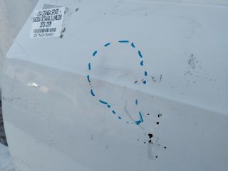 bontott SKODA OCTAVIA III Bal hátsó Ajtó (Üres lemez)