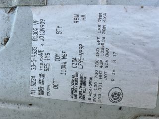 bontott SKODA OCTAVIA III Bal hátsó Negyed Karosszéria Csomag