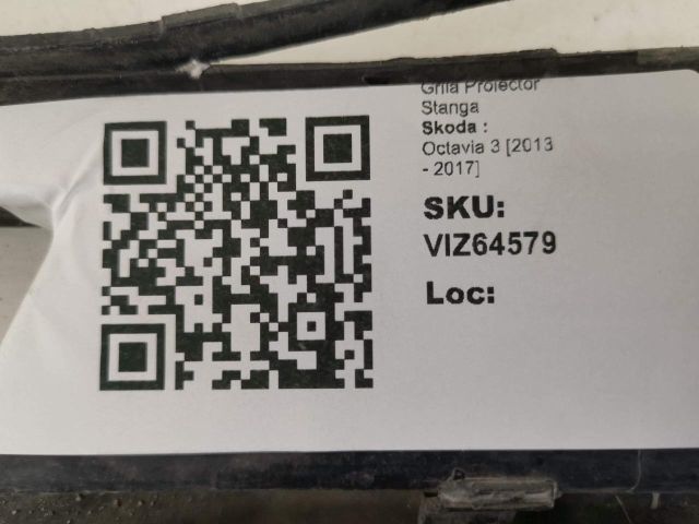 bontott SKODA OCTAVIA III Bal Ködzárófény Keret