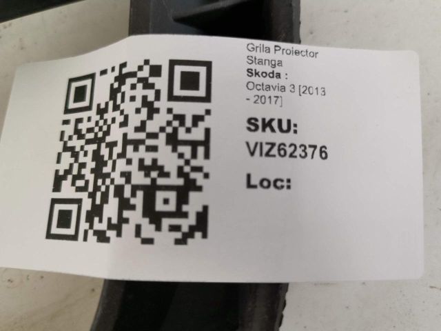 bontott SKODA OCTAVIA III Bal Ködzárófény Keret