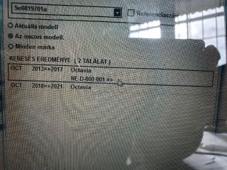 bontott SKODA OCTAVIA III Bal Szellőző