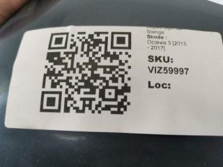 bontott SKODA OCTAVIA III Bal Visszapillantó Tükör Burkolat