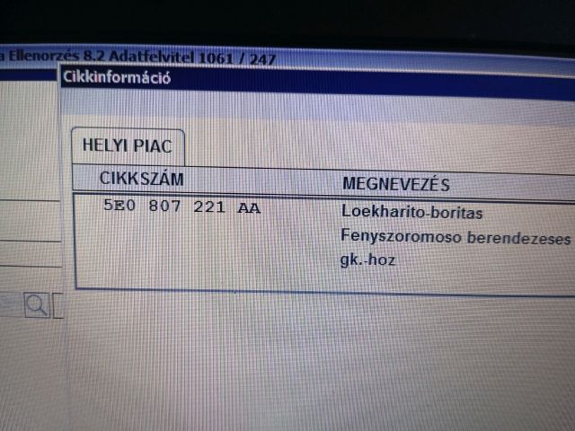 bontott SKODA OCTAVIA III Első Lökhárító (Üresen)