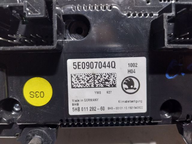 bontott SKODA OCTAVIA III Fűtéskapcsoló (digit klímás)