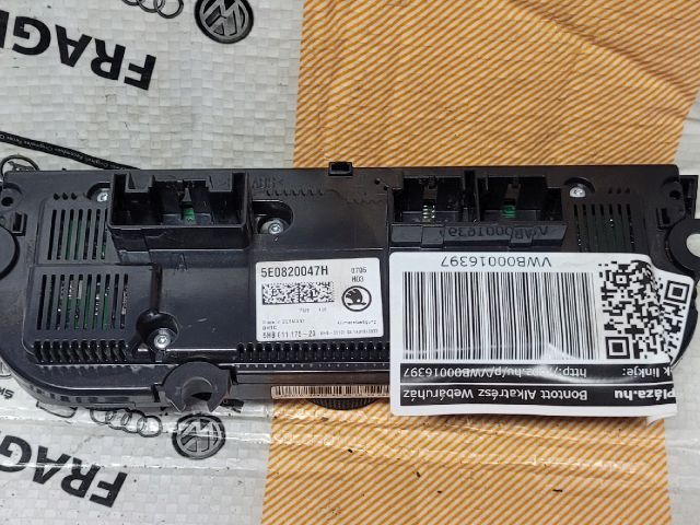 bontott SKODA OCTAVIA III Fűtéskapcsoló (digit klímás)