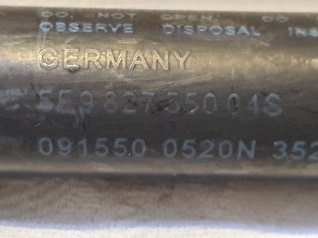 bontott SKODA OCTAVIA III Gázrugós Kitámasztó Teleszkóp Csomagtérajtó (Pozíciófüggetlen)