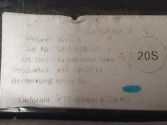 bontott SKODA OCTAVIA III Hátsó középső Szellőző