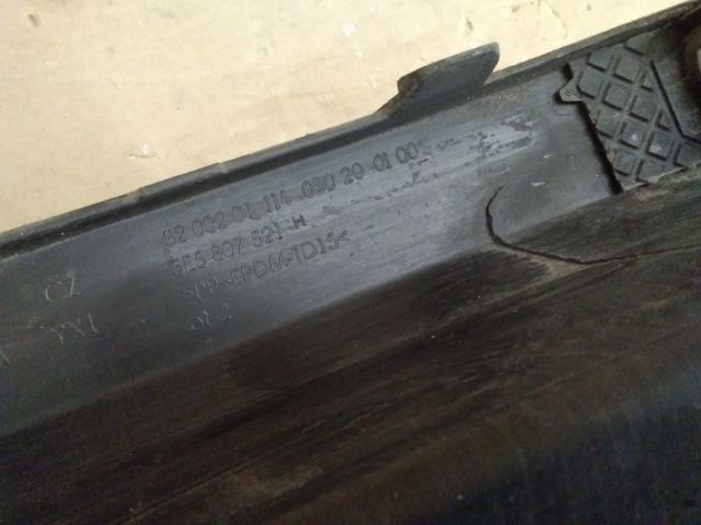 bontott SKODA OCTAVIA III Hátsó Lökhárító Alsó (Műanyag)