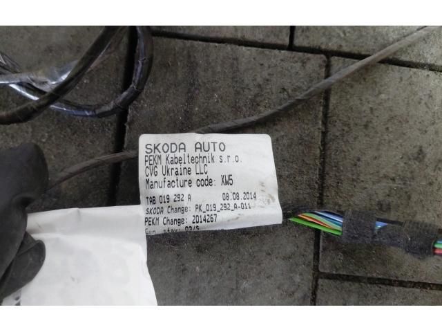 bontott SKODA OCTAVIA III Hátsó Tolatóradar Kábelköteg