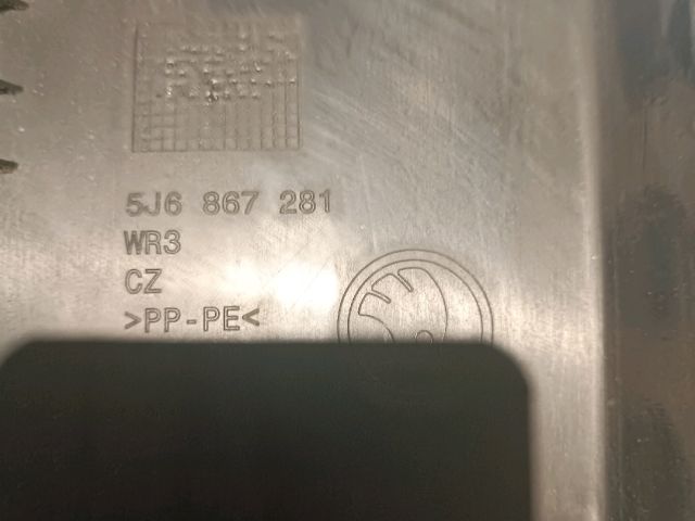 bontott SKODA OCTAVIA III Jobb B Oszlop Díszléc