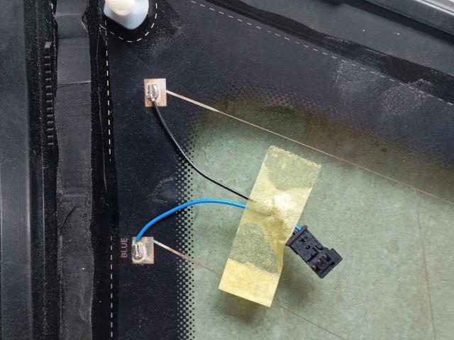 bontott SKODA OCTAVIA III Jobb C Oszlop Oldalablak Üveg