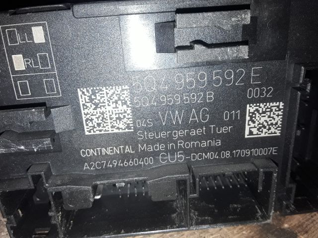 bontott SKODA OCTAVIA III Jobb első Ajtó Vezérlőegység