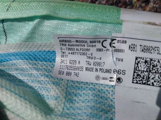 bontott SKODA OCTAVIA III Jobb Függönylégzsák és Oldallégzsák