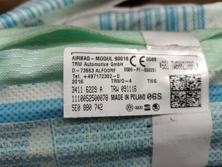 bontott SKODA OCTAVIA III Jobb Függönylégzsák és Oldallégzsák