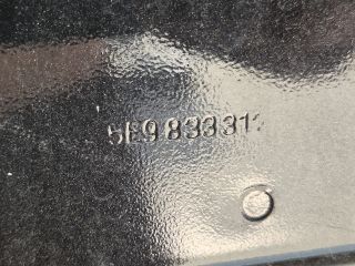 bontott SKODA OCTAVIA III Jobb hátsó Ajtó (Üres lemez)