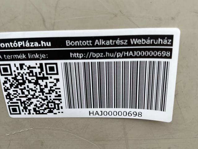 bontott SKODA OCTAVIA III Jobb hátsó Ajtó (Üres lemez)