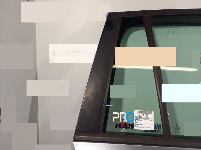 bontott SKODA OCTAVIA III Jobb hátsó Fixüveg (Ajtóban)