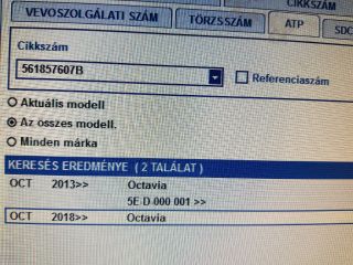 bontott SKODA OCTAVIA III Kapaszkodó (Felső) Szett
