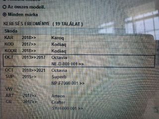 bontott SKODA OCTAVIA III Komplett Kormánykapcsoló (Bajuszkapcsoló)