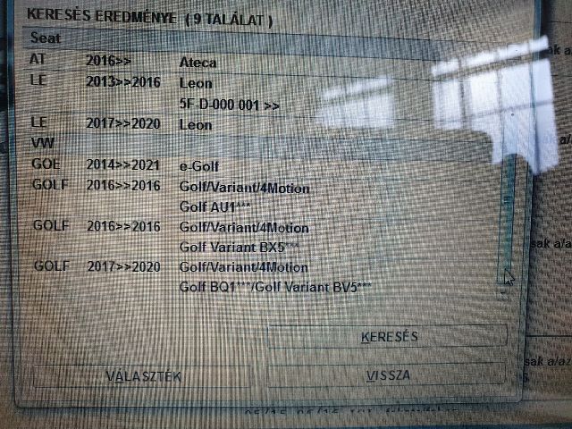 bontott SKODA OCTAVIA III Komplett Kormánykapcsoló (Bajuszkapcsoló)