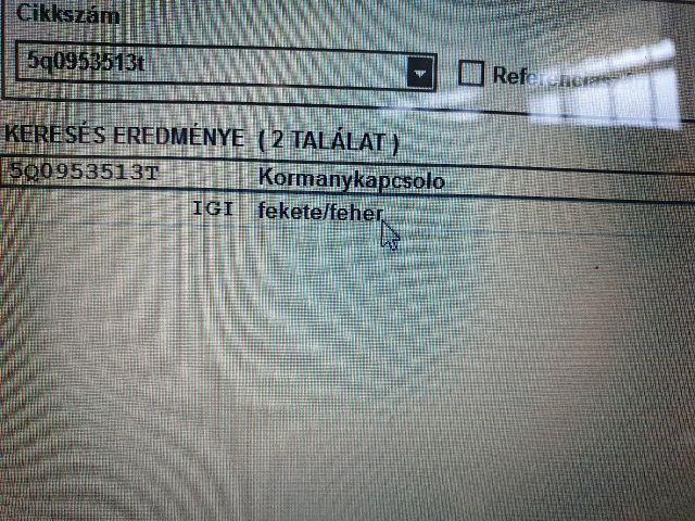 bontott SKODA OCTAVIA III Komplett Kormánykapcsoló (Bajuszkapcsoló)