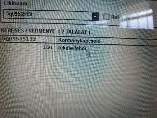 bontott SKODA OCTAVIA III Komplett Kormánykapcsoló (Bajuszkapcsoló)